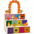 Mexican Day of the Dead 3-Tier Wooden Altar