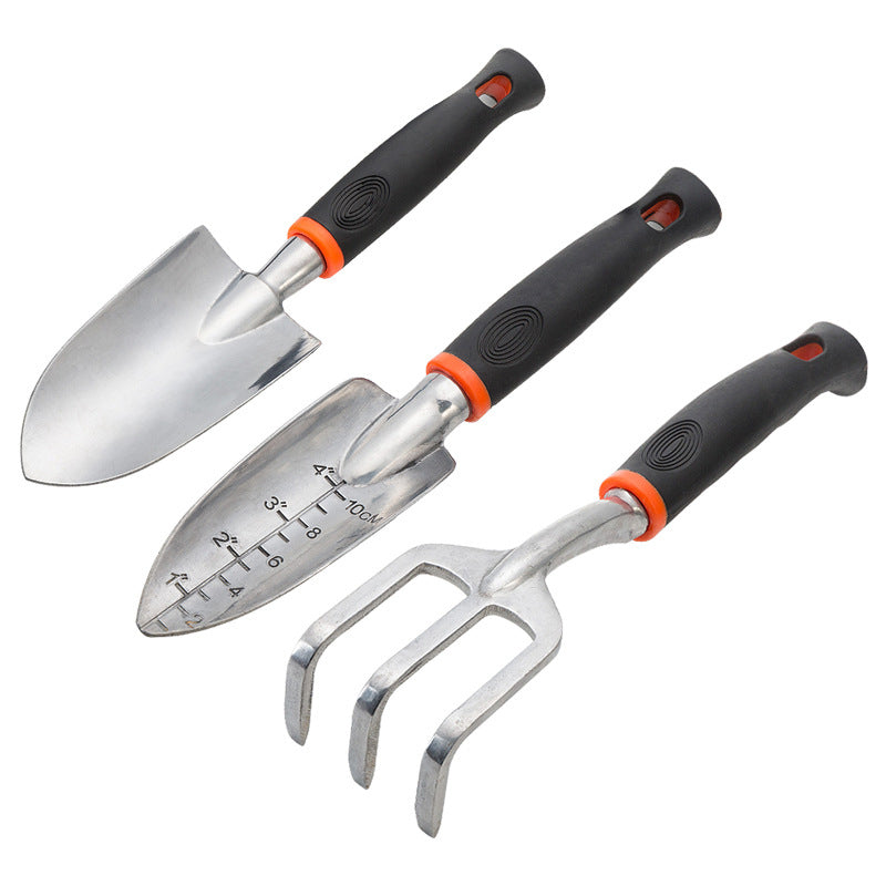 Flower Shovel Gardening Tool Set Three-Piece Set Of Meaty Shovel Flower Shovel Household Digging Soil Planting Flower Small Shovel