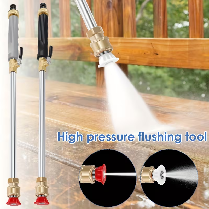 Heavy Duty High Pressure Cleaning Wand with Dual Nozzle