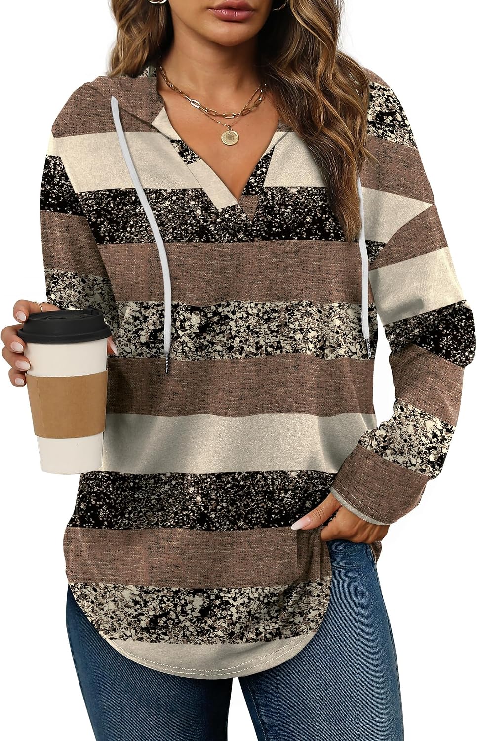 Womens Fashion Tops Hoodies for Women Pullover Oversized Sweatshirts Long SLeeve Shirts Loose Fit