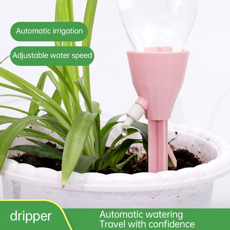 Household Flowerpot Water Drip Device for Watering Flowers and Green Plants, Drip Irrigation Water Seepage Device