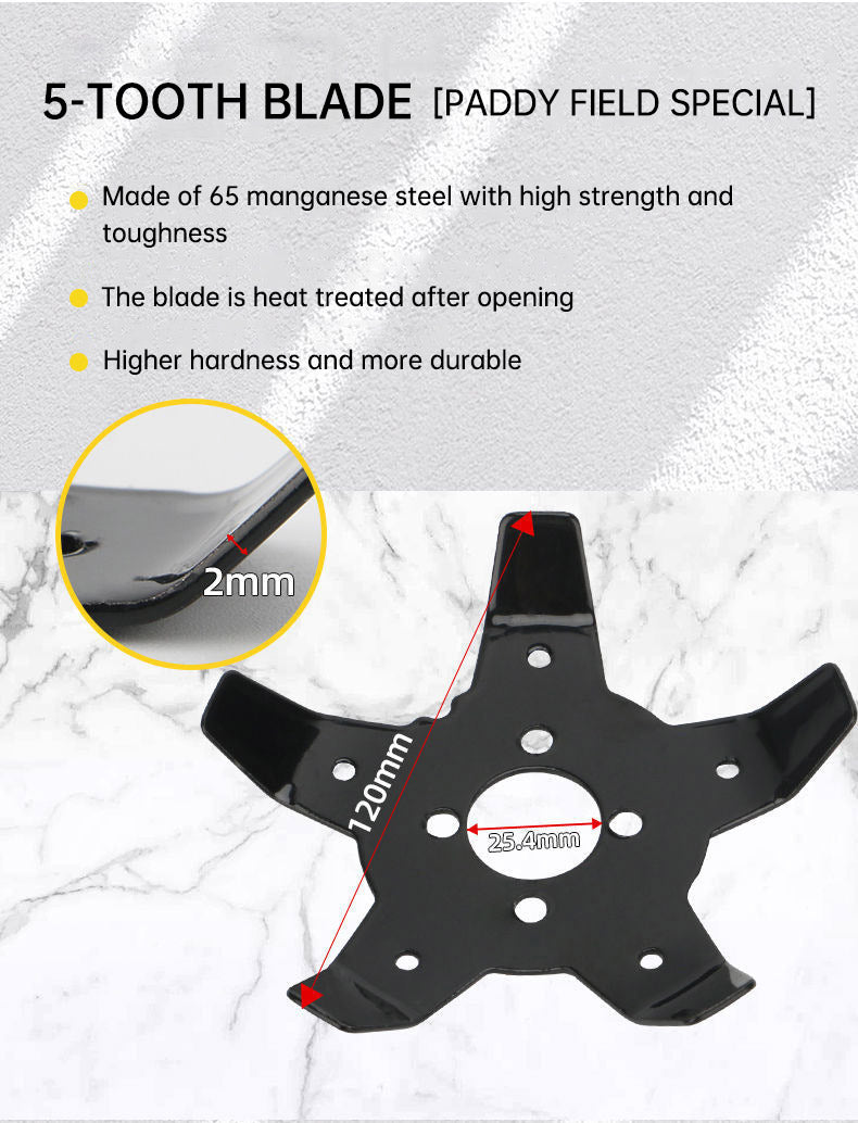 Mower Multifunctional Weeding Disc Dry Land Rice Field Weeding And Shrub Cutting Machine Accessories Amphibious Grass Head