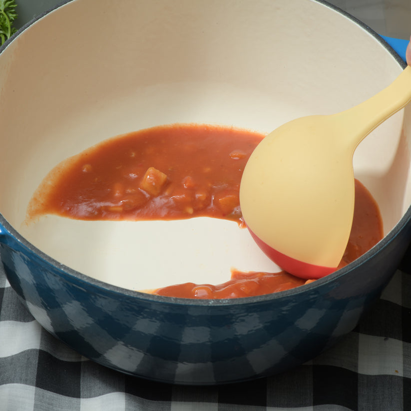 Soft Top Silicone Kitchen LADLE Spoon