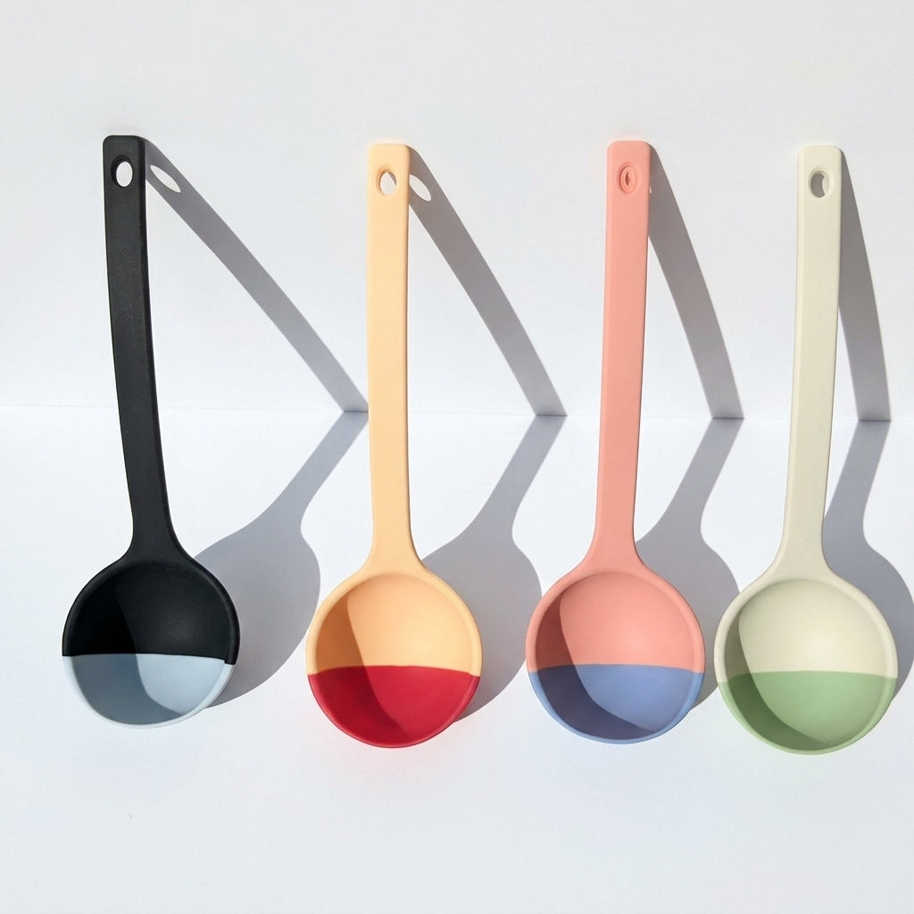 Soft Top Silicone Kitchen LADLE Spoon